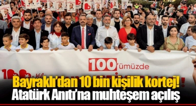 Bayraklı’dan 10 bin kişilik kortej!
