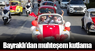 Bayraklı’dan muhteşem kutlama