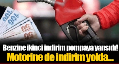 Benzine ikinci indirim pompaya yansıdı! Motorine de indirim yolda...