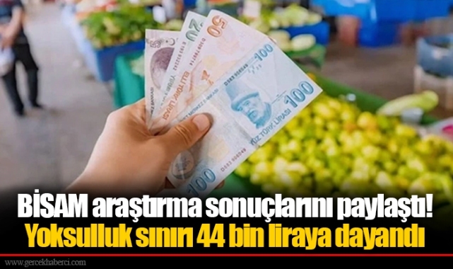 BİSAM araştırma sonuçlarını paylaştı! Yoksulluk sınırı 44 bin liraya dayandı