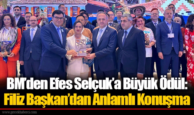 BM’den Efes Selçuk’a Büyük Ödül: Filiz Başkan’dan Anlamlı Konuşma