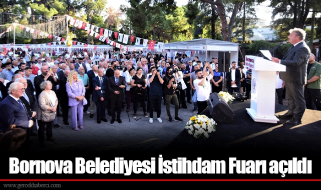 Bornova Belediyesi İstihdam Fuarı açıldı