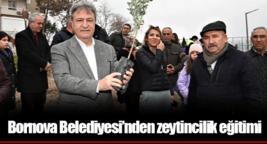 Bornova Belediyesi’nden zeytincilik eğitimi