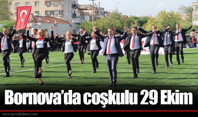 Bornova’da coşkulu 29 Ekim