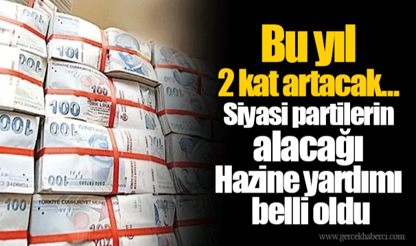 Bu yıl 2 kat artacak... Siyasi partilerin alacağı Hazine yardımı belli oldu
