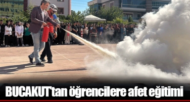 BUCAKUT’tan öğrencilere afet eğitimi 