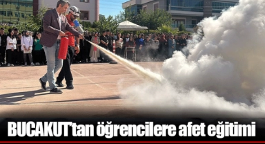 BUCAKUT’tan öğrencilere afet eğitimi 