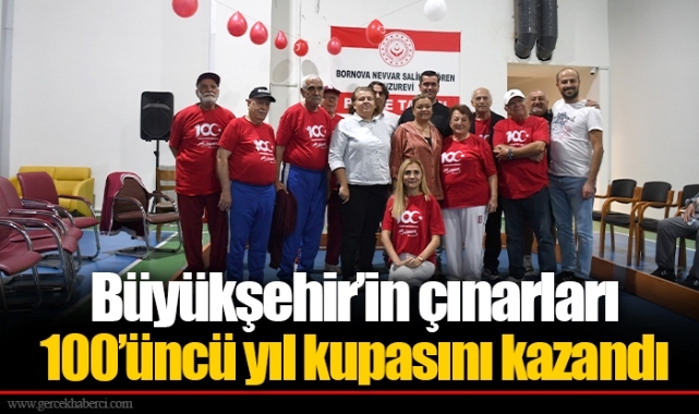 Büyükşehir’in çınarları 100’üncü yıl kupasını kazandı