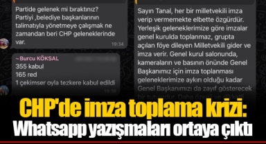 CHP'de imza toplama krizi: Whatsapp yazışmaları ortaya çıktı