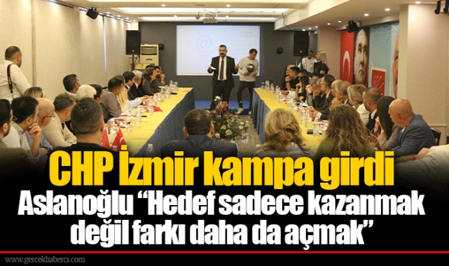 CHP İzmir kampa girdi