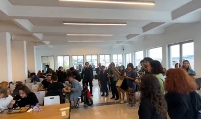 Çok sayıda öğrencinin zehirlendiği MSGSÜ'de eylem: "Zehirli ve zamlı yemek istemiyoruz"