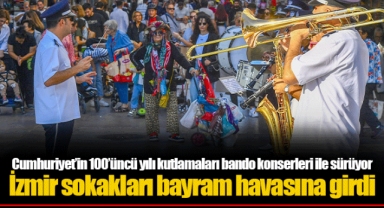 Cumhuriyet’in 100’üncü yılı kutlamaları bando konserleri ile sürüyor