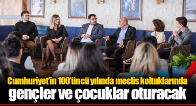 Cumhuriyet’in 100’üncü yılında meclis koltuklarında gençler ve çocuklar oturacak