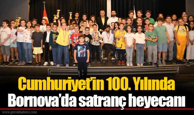 Cumhuriyet’in 100. Yılında Bornova’da satranç heyecanı