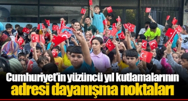 Cumhuriyet’in yüzüncü yıl kutlamalarının adresi dayanışma noktaları