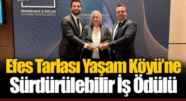 Efes Tarlası Yaşam Köyü’ne Sürdürülebilir İş Ödülü