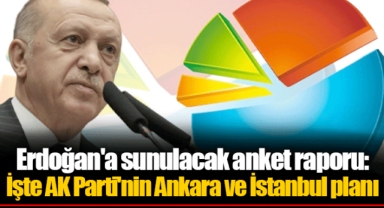 Erdoğan'a sunulacak anket raporu: İşte AK Parti'nin Ankara ve İstanbul planı