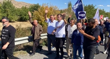 Erkan Baş, Amasra Maden Katliamı’nda ölen madenciler için yürüdü