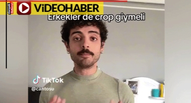 Erkeklerde artık 'crop giymeli' dedi: Tartışma başlattı