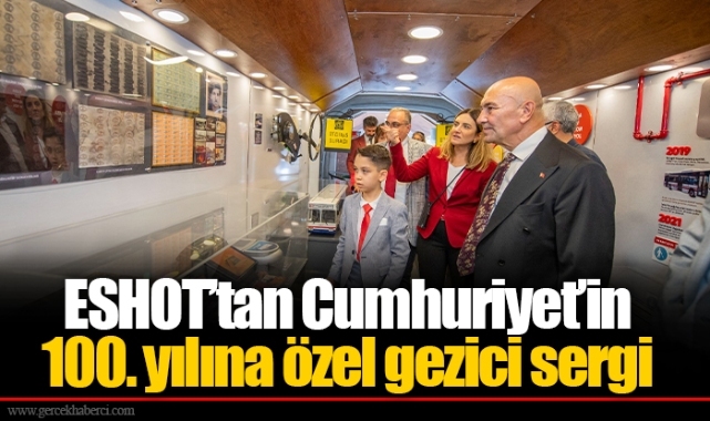 ESHOT’tan Cumhuriyet’in 100. yılına özel gezici sergi