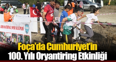 Foça’da Cumhuriyet’in 100. Yılı Oryantiring Etkinliği