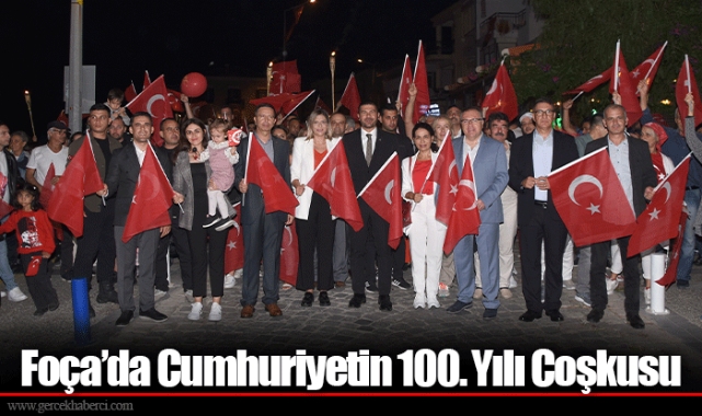 Foça’da Cumhuriyetin 100. Yılı Coşkusu