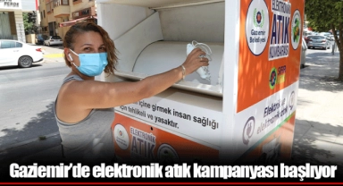 Gaziemir’de elektronik atık kampanyası başlıyor