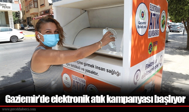 Gaziemir’de elektronik atık kampanyası başlıyor