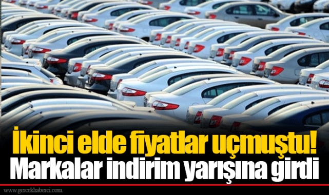 İkinci elde fiyatlar uçmuştu! Markalar indirim yarışına girdi