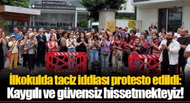 İlkokulda taciz iddiası protesto edildi:  Kaygılı ve güvensiz hissetmekteyiz!