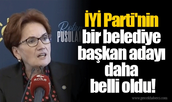 İYİ Parti'nin bir belediye başkan adayı daha belli oldu!