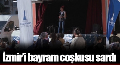 İzmir’i bayram coşkusu sardı
