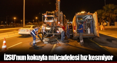 İZSU’nun kokuyla mücadelesi hız kesmiyor