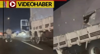 Kaçak göçmenler polisten böyle kaçmaya çalıştı