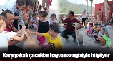 Karşıyakalı çocuklar hayvan sevgisiyle büyüyor
