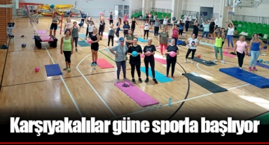 Karşıyakalılar güne sporla başlıyor