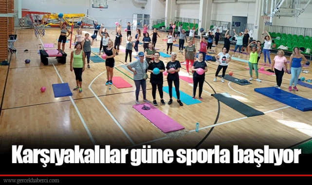 Karşıyakalılar güne sporla başlıyor