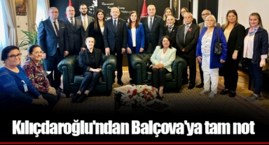 Kılıçdaroğlu'ndan Balçova'ya tam not