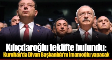 Kılıçdaroğlu teklifte bulundu: Kurultay'da Divan Başkanlığı'nı İmamoğlu yapacak