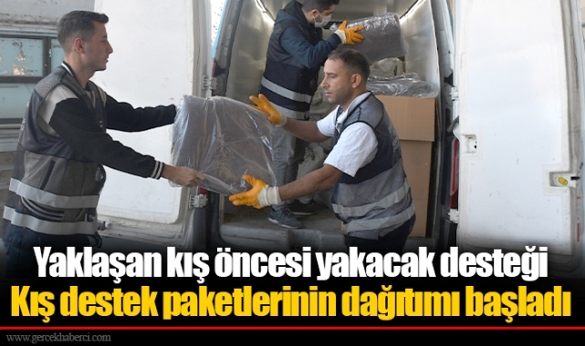 Kış destek paketlerinin dağıtımı başladı