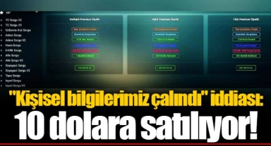 "Kişisel bilgilerimiz çalındı" iddiası: 10 dolara satılıyor!