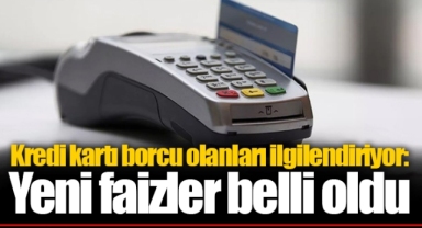 Kredi kartı borcu olanları ilgilendiriyor: Yeni faizler belli oldu