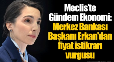 Meclis'te Gündem Ekonomi: Merkez Bankası Başkanı Erkan'dan fiyat istikrarı vurgusu