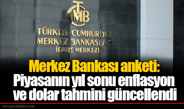 Merkez Bankası anketi: Piyasanın yıl sonu enflasyon ve dolar tahmini güncellendi