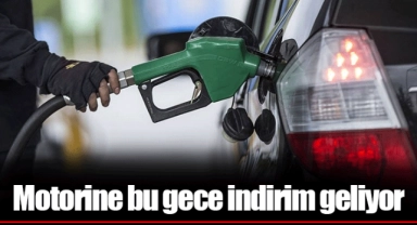 Motorine bu gece indirim geliyor