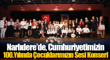 Narlıdere’de, Cumhuriyetimizin 100.Yılında Çocuklarımızın Sesi Konseri