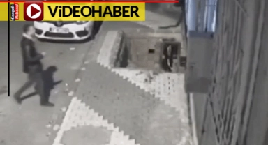 Önce duvara çarptı, sonra çukura düştü... Sarhoş adam böyle görüntülendi