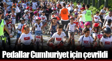 Pedallar Cumhuriyet için çevrildi