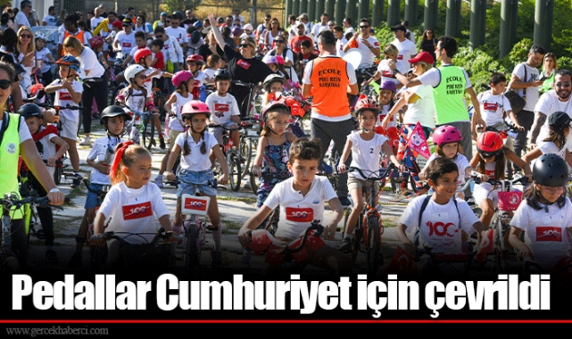 Pedallar Cumhuriyet için çevrildi