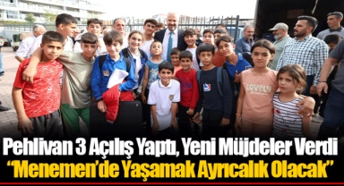 Pehlivan 3 Açılış Yaptı, Yeni Müjdeler Verdi